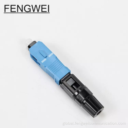 SC/PC Fiber Optic Fast Connector To The Home Embed fiber cable fast connector Supplier